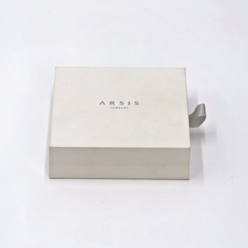 Custom Logo Luxury Rigid Drawer Match Box Type Paper Gift Jewellery Box Packaging for Belt Purse Wallet
