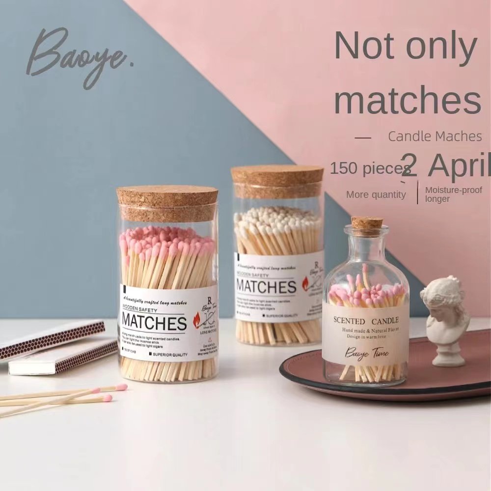 High Quality Match Sticks Aromatherapy Glass Bottle With Cork Stopper And Label Stickers For Glass Bottles