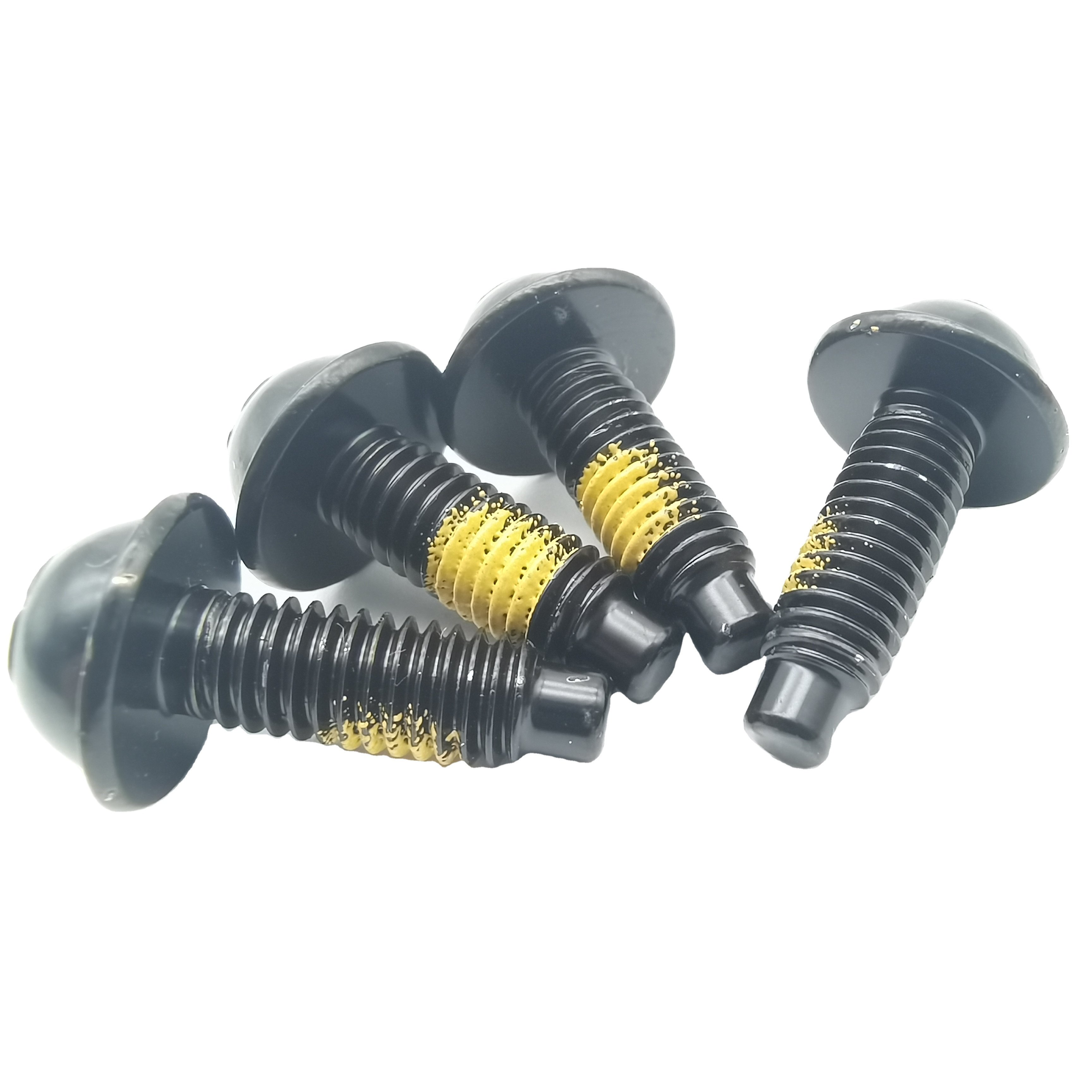 Bolts manufacturers Customized special Electrophoresis black car Bunched tail Non-slip bolts star Torx head safety screw