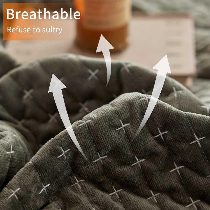 King Size 3piece Bed Sheet Set Double Side Bed Cover Soft Fleece Flannel Bedspreads Quilt Sleep Aid Bed Blanket for Winter
