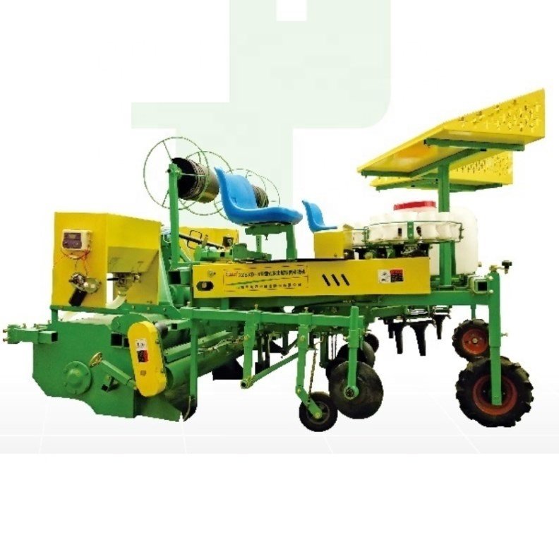 4 row traction multifunction transplanter matched wheel tractor potato seedling planting machine advanced agricultural machinery