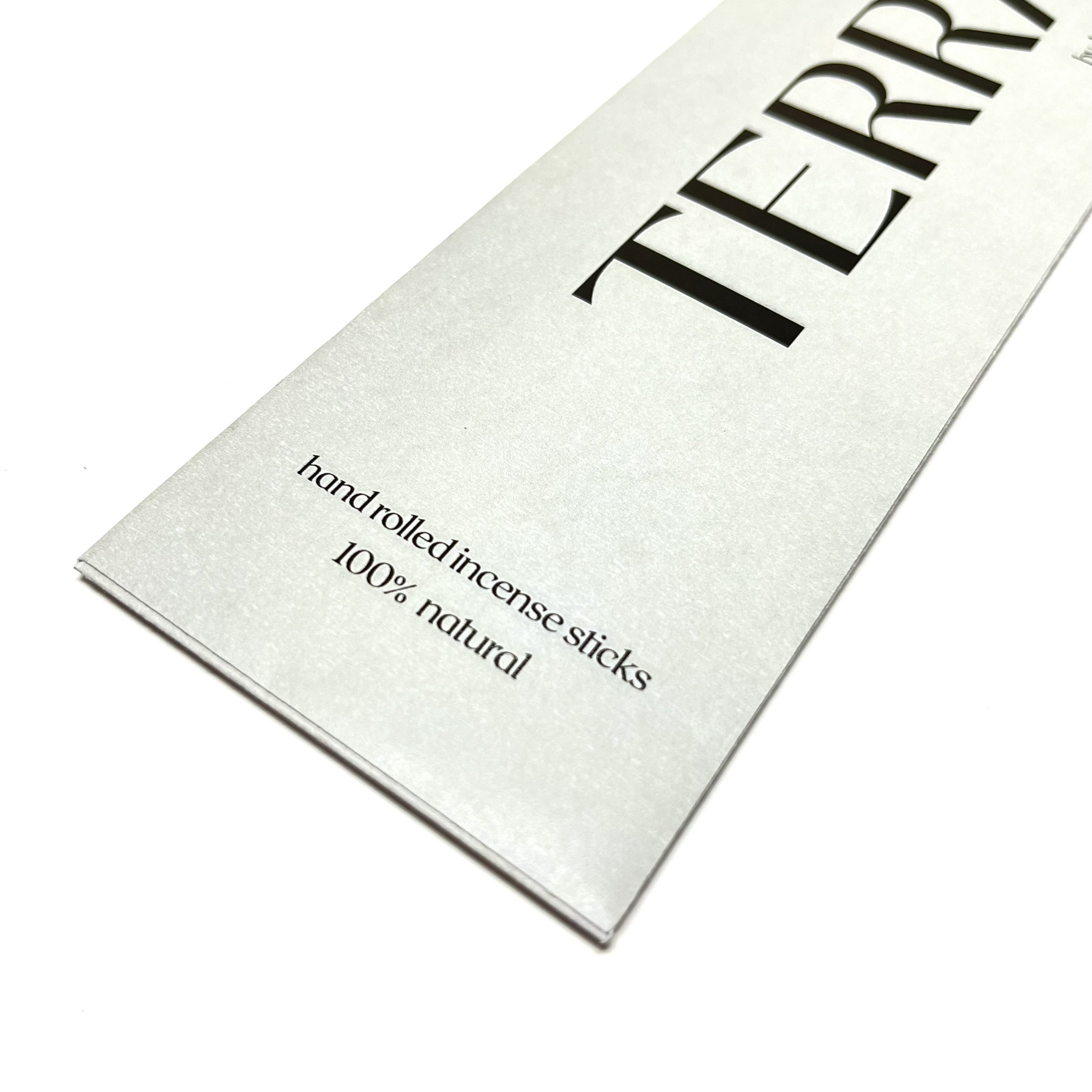 Custom incense stick packaging box matches packaging gift fold paper envelope for incense tube packaging