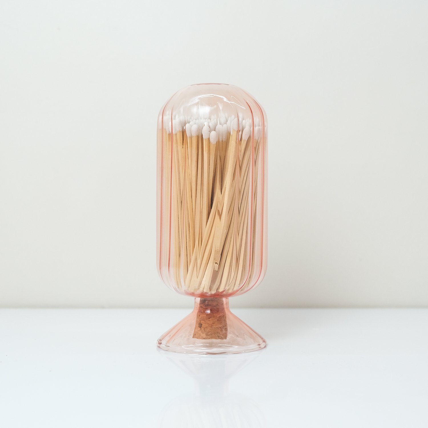 Wedding Colored Wooden Matches Decorative Custom Logo Cloche Bottle Long Wooden Stick Glass Bottle Of Fire Wood Matches