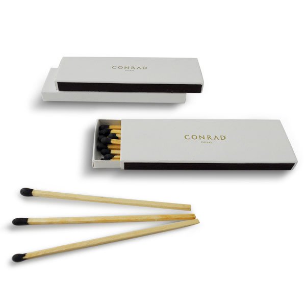 Wholesale Paperboard Craft Custom Recyclable Paper Matchbox Packaging cigar colored Match Boxes