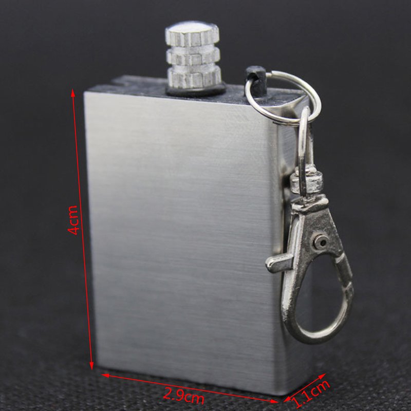 Hot Waterproof Matches Stainless Steel Shell No Fuel Permanent Lighter Accessories Household Item
