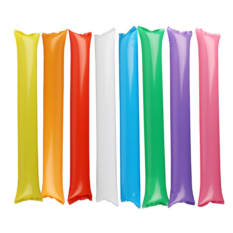 Custom Design Advertising Multicolor Pe Leading Spirit Thunder Stick Inflatable Stick Cheering For Party Match