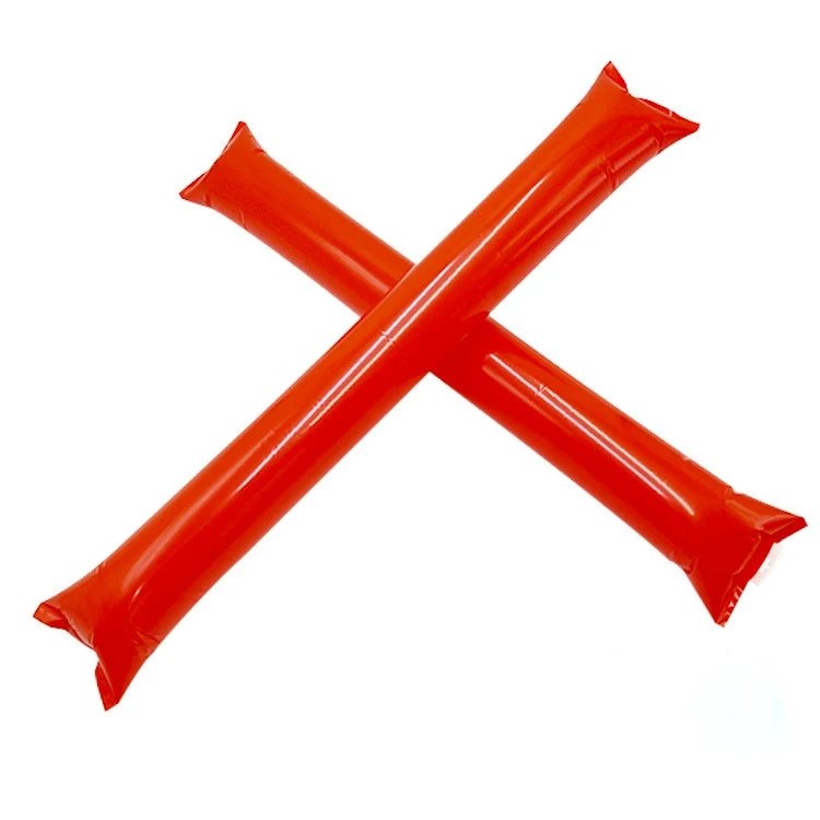 Custom Design Advertising Multicolor Pe Leading Spirit Thunder Stick Inflatable Stick Cheering For Party Match