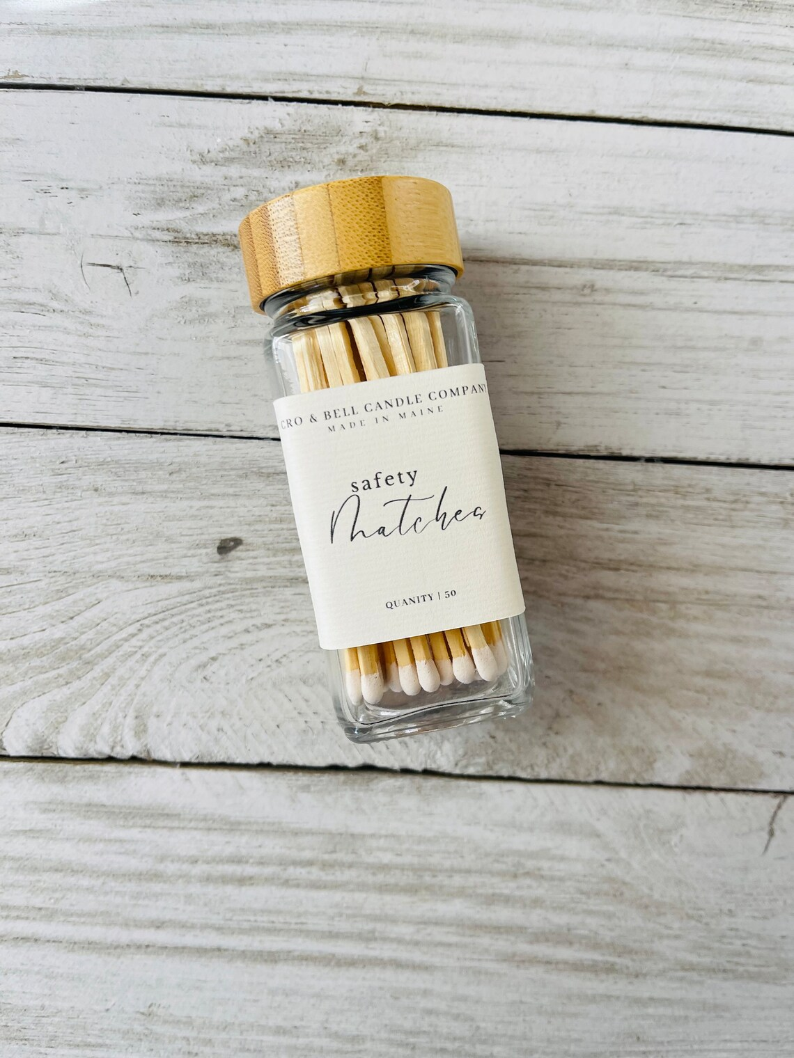 New Custom Colorful Matches In Glass Jar Bottle Matches wooden matchsticks in glass jars