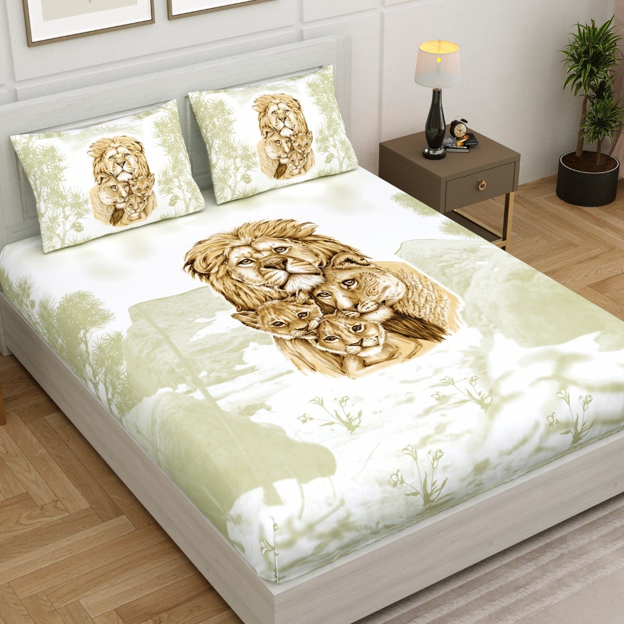 Jaipuri Cotton Printed Bedsheet