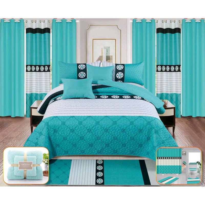Factory cheap price Luxury Customized Wholesale Sheet Set With Curtains 3d Printed Microfiber Cotton Bed Set Big Size