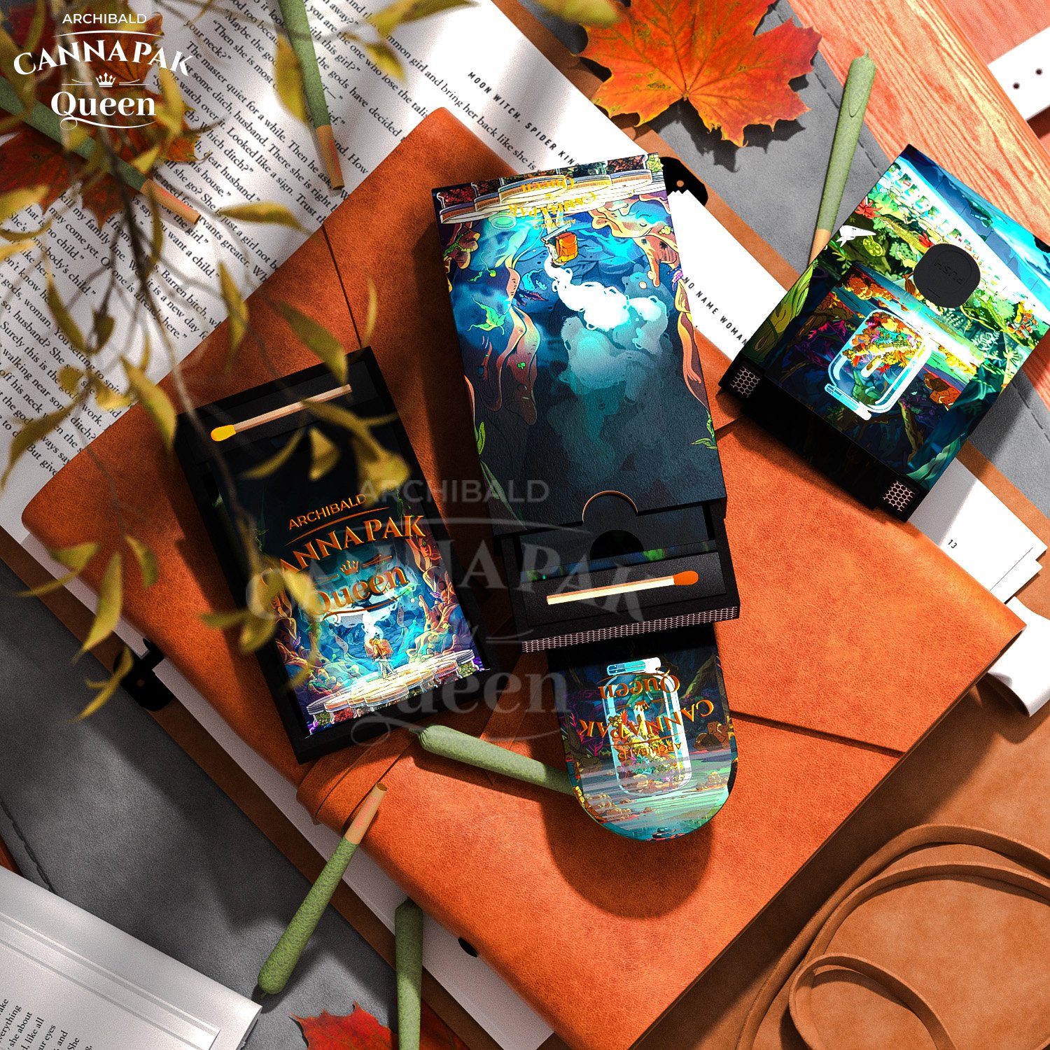 Archibald China Exported Good Quality Manufacturer Pre Roll Match Box Tobacco Box Child Resistant Pre Roll Cones Boxes