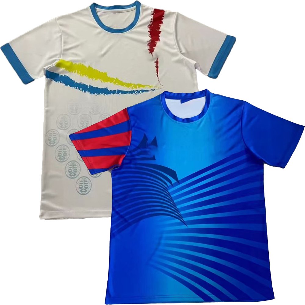 Custom 24/25 Congolese football jersey 2324 African match with logo and digitally printed Mane football jersey