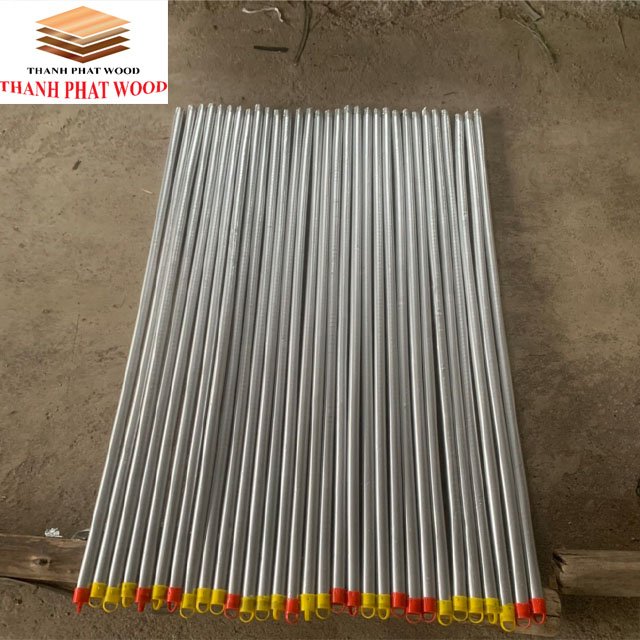 Italian Threw Flower PVC Coasted Broom Stick Solid/Hard Wood with Long Plastic Handle Dustpan/Mop Home Use Big Sale Vietnam 2023