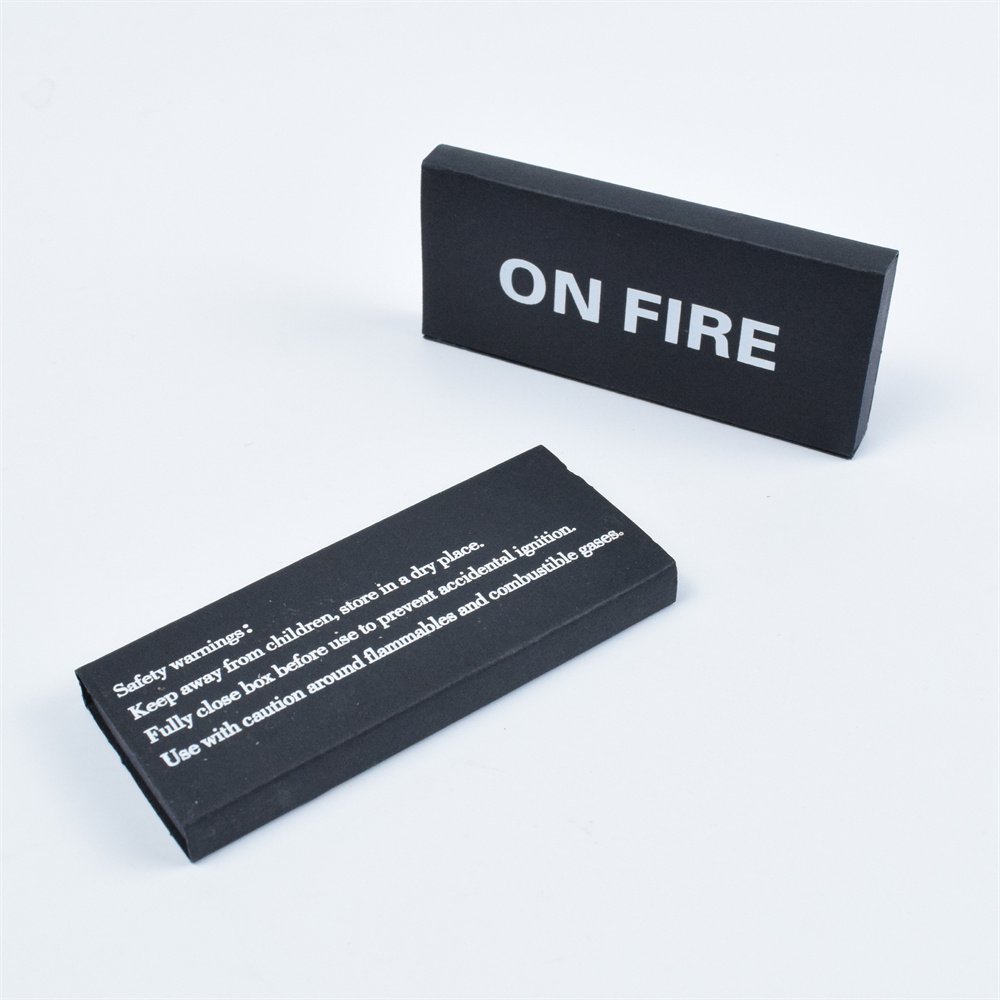 Hot Sale Matchbook Matches As Promotion Gifts Custom Paper Book Match Colors Can Be Customized Brown Paper Slender Matchbox