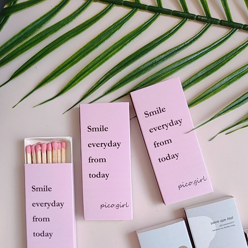 Matchbox Cheap Bulk Safety Matches Custom Wholesale Safety Pink Matches box