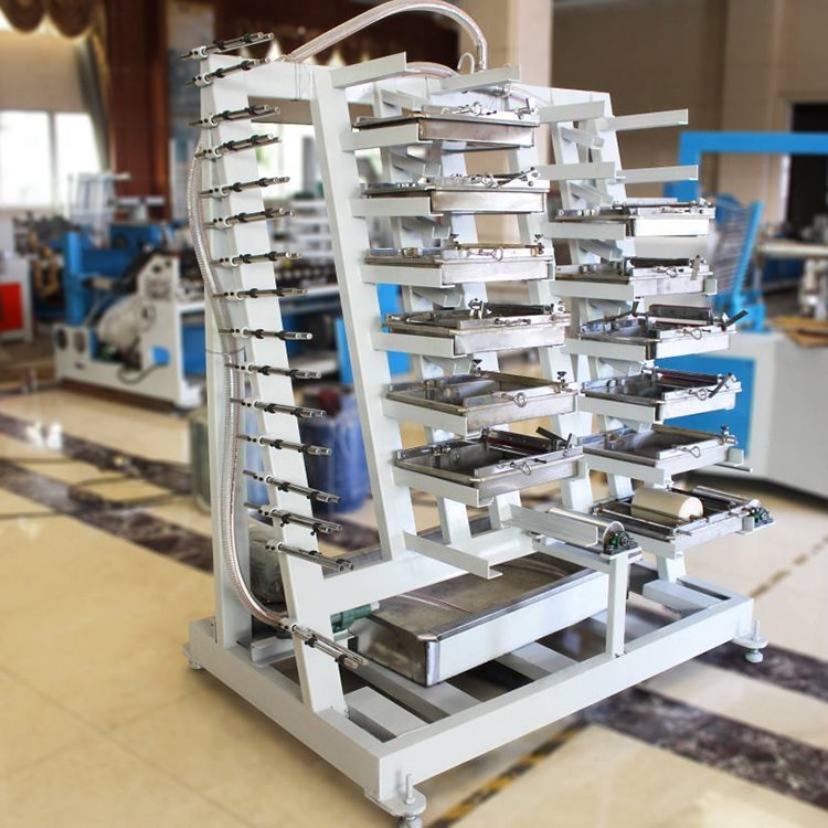 Double sides gluing big diameter spiral winder match parallel paper tube pipe making machine