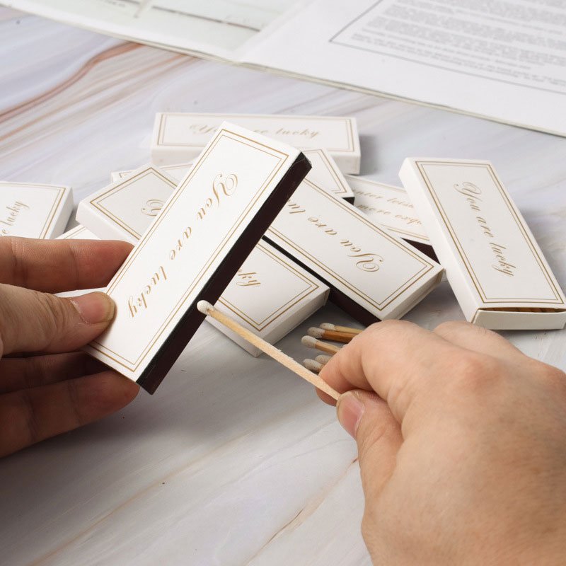 Candle Available Custom Logo Special Long Matches, Eco-Friendly Quality Safety Wooden Stick Matches