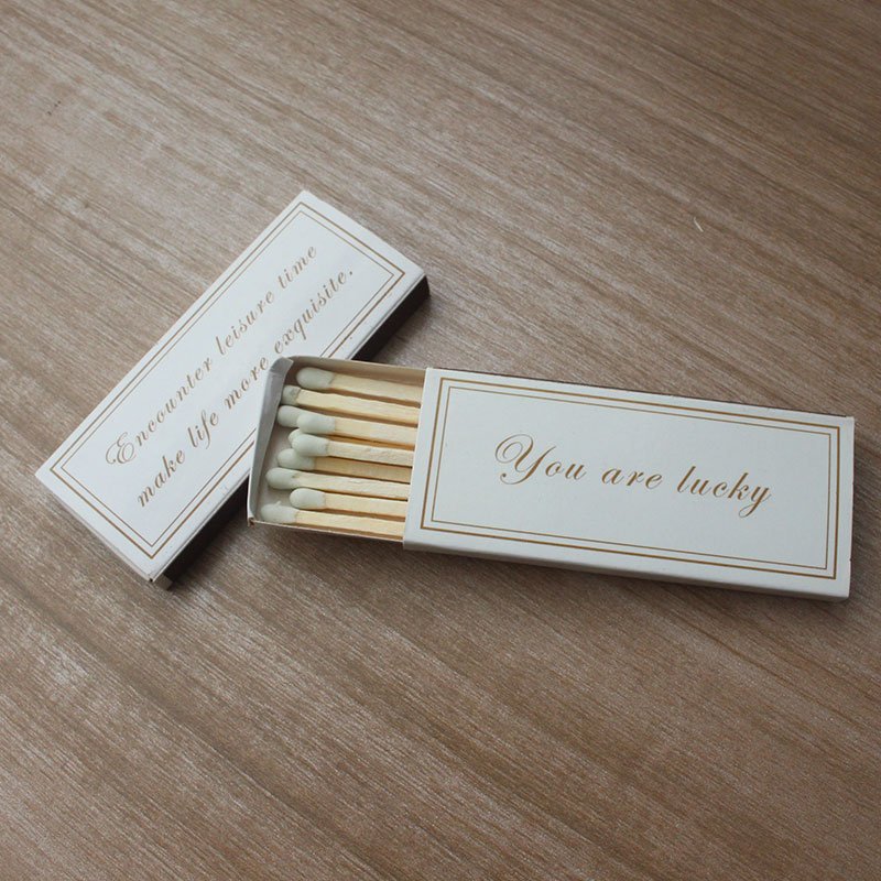 Candle Available Custom Logo Special Long Matches, Eco-Friendly Quality Safety Wooden Stick Matches