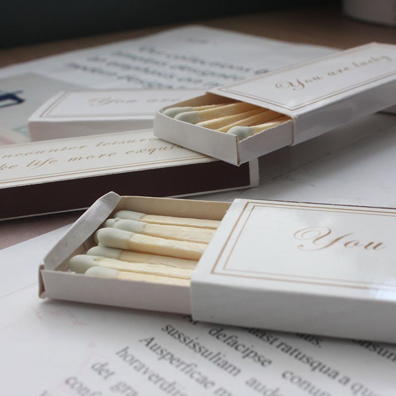 Candle Available Custom Logo Special Long Matches, Eco-Friendly Quality Safety Wooden Stick Matches