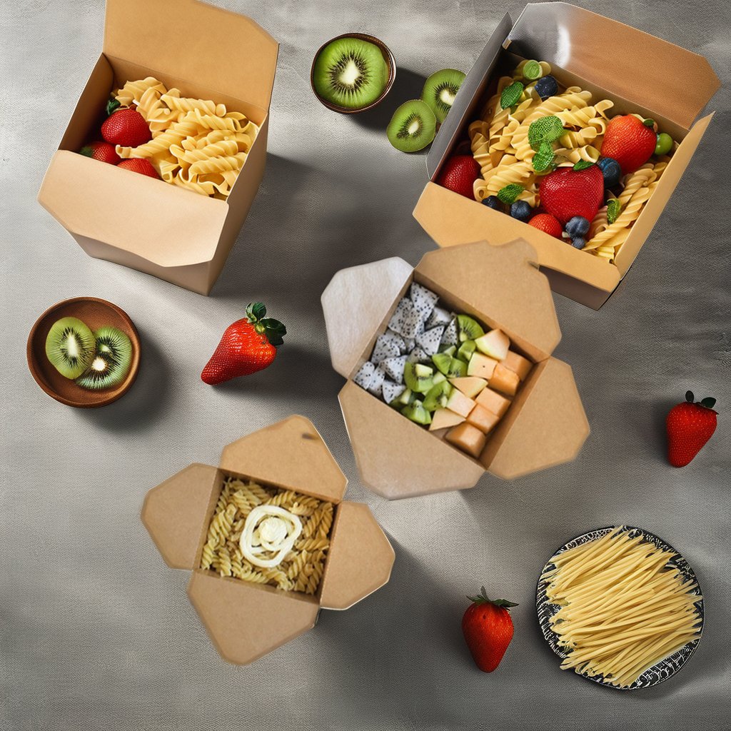 Double-Matching Breathable Fried Chicken Box Chicken Rice Flower Chips Split Lunch Box Take-Out Commercial Paper Lunch Box
