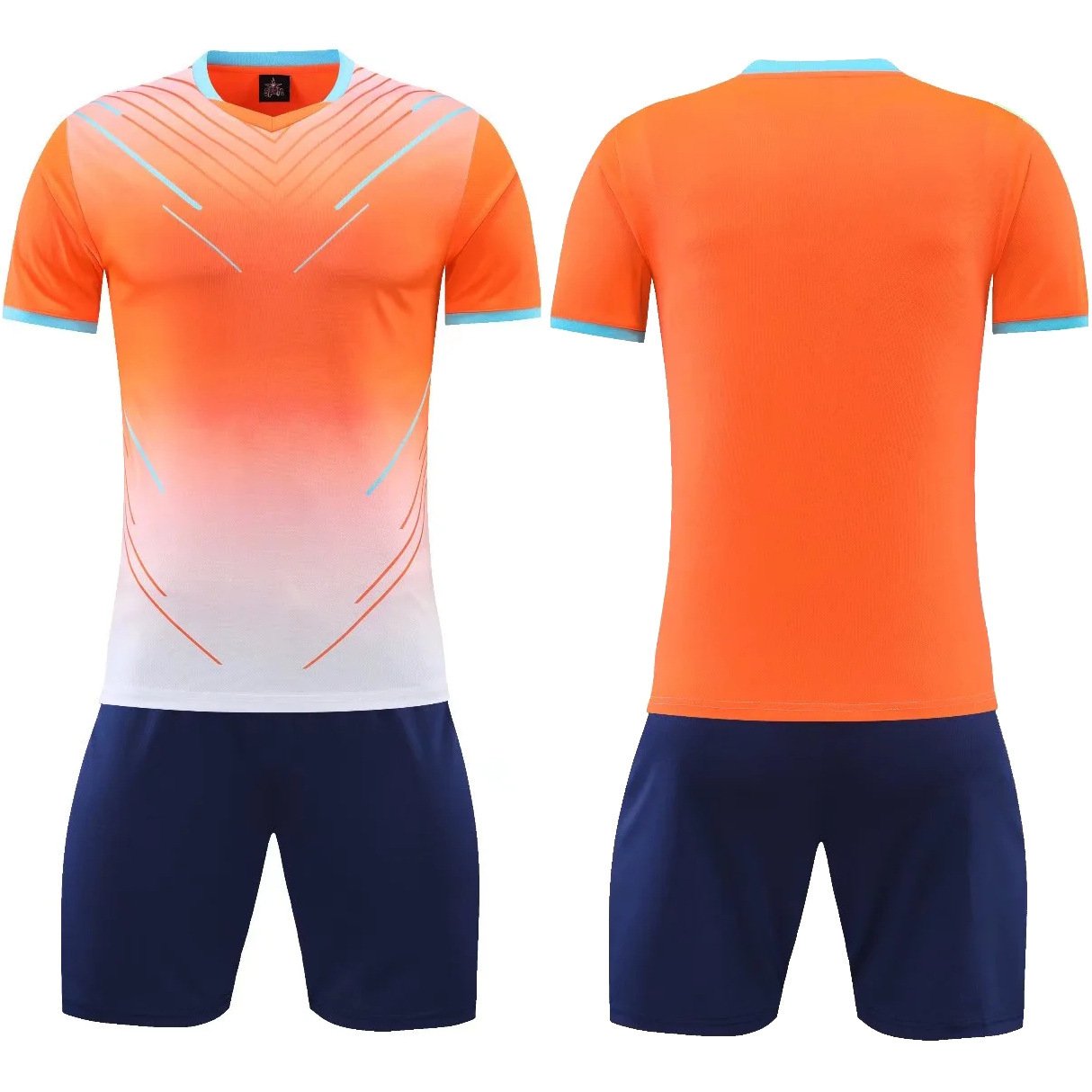 2024 High Quality Soccer Jersey Customizable Number Soccer Jersey Team Match Uniform Short Sleeve Training Soccer Jersey