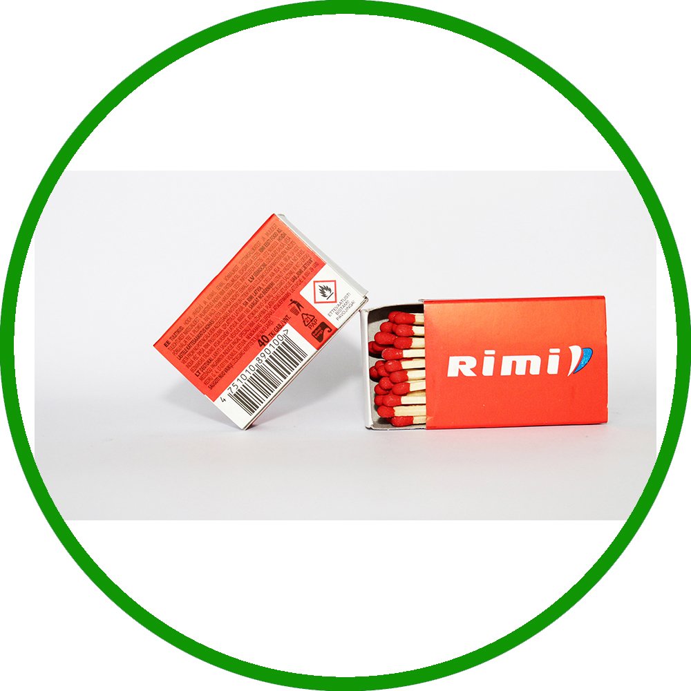 Best Quality 52*35*12mm Fire Burning Safety Matches 40 Sticks per Pack for Household Use