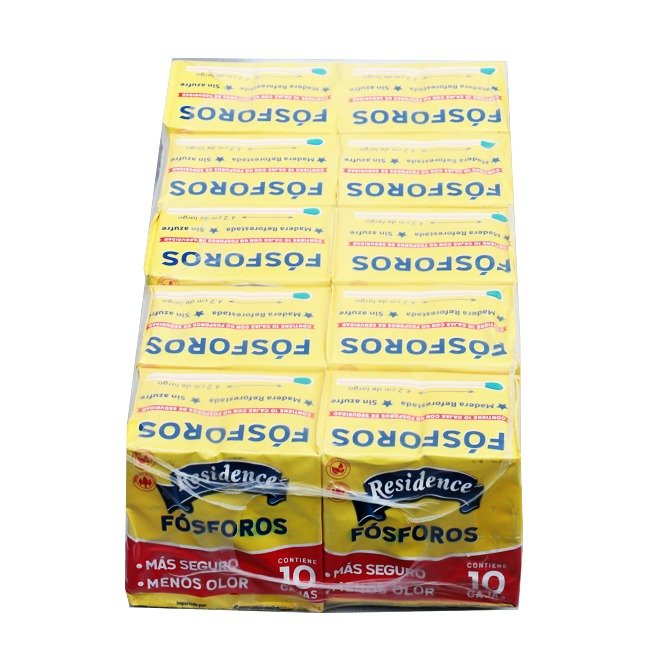 Best Quality 52*35*12mm Fire Burning Safety Matches 40 Sticks per Pack for Household Use