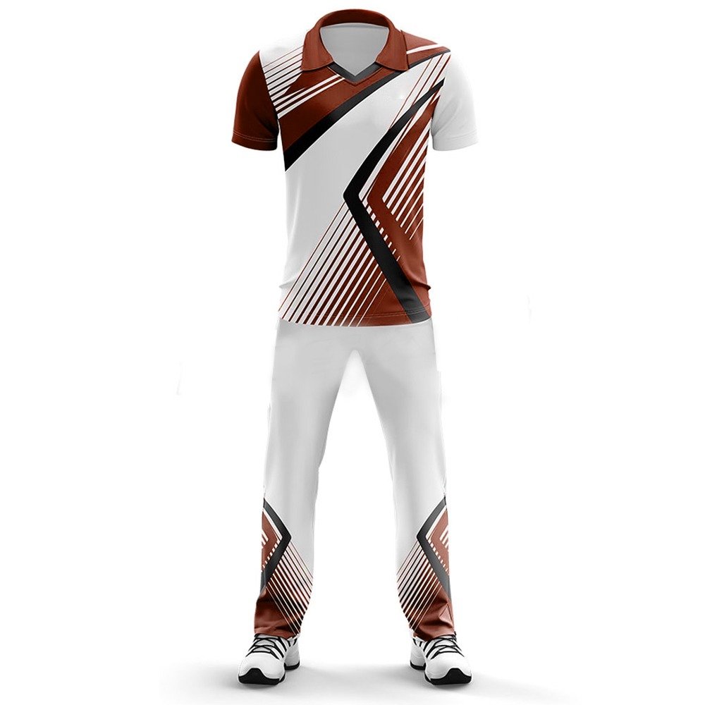 wholesale Custom Cricket Uniform Kit Shirt and Trousers cheap Sublimated Cricket Uniform - Custom Cricket Match Wear