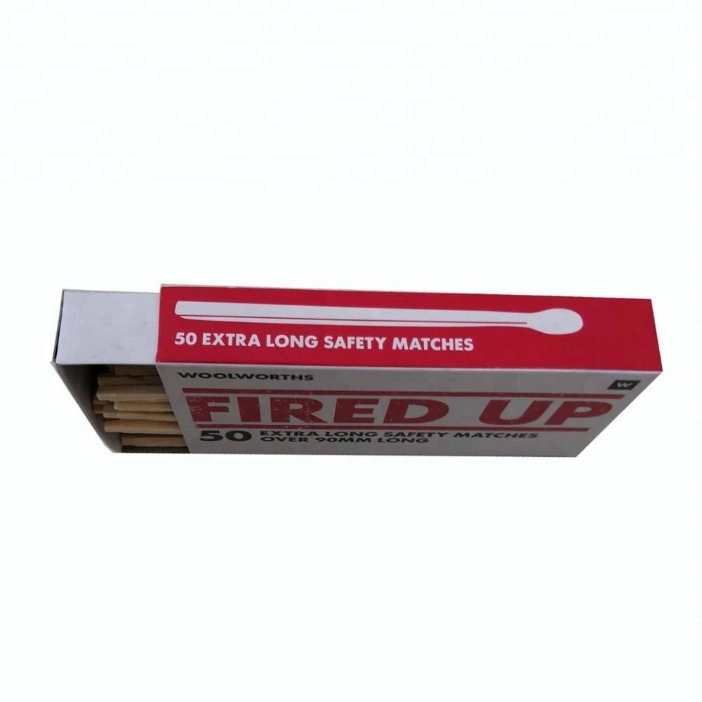Customized hotel matchboxes with matches paper box safety matchstick packaging box