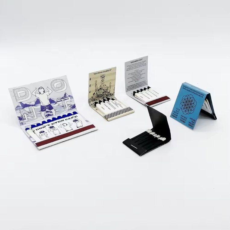 Custom two sides printing advertising matches book box matches 10 pieces matches per box