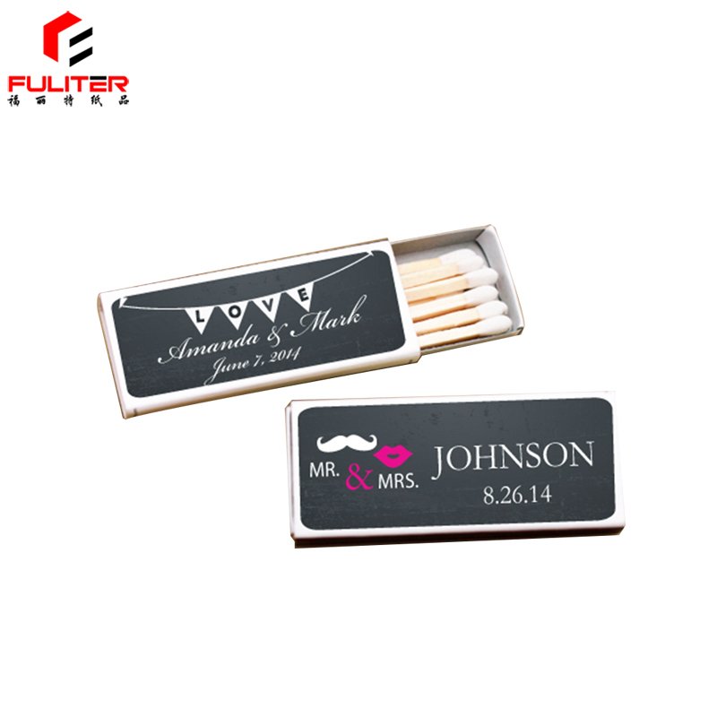 OEM Custom Printing Mini Long Match Color Headed Book Match Box