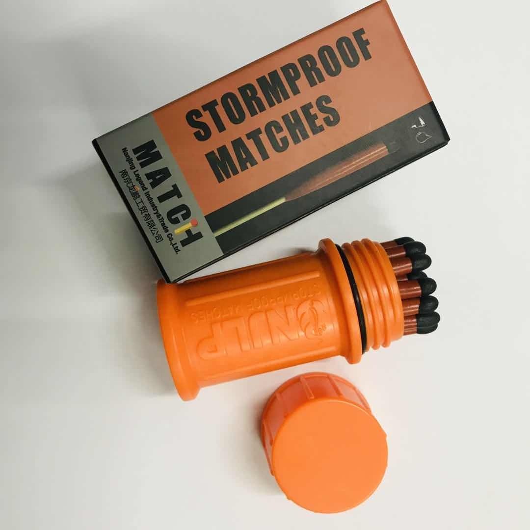 Outdoor waterproof windproof matches Emergency Survival waterproof&stormproof Matches relight from water