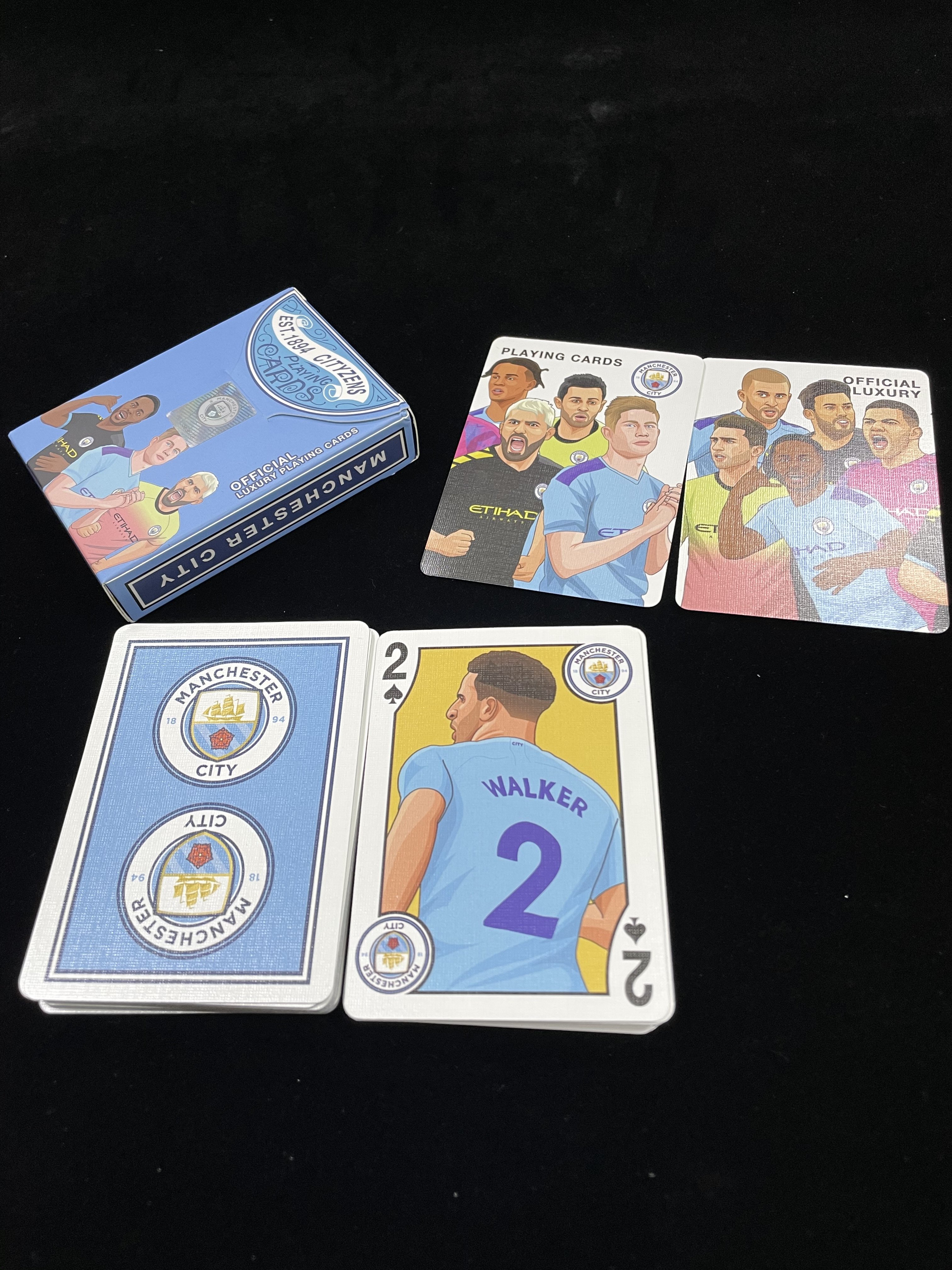 Collection Football Club with Custom Prining Playing Game Deck Of Poker Cards