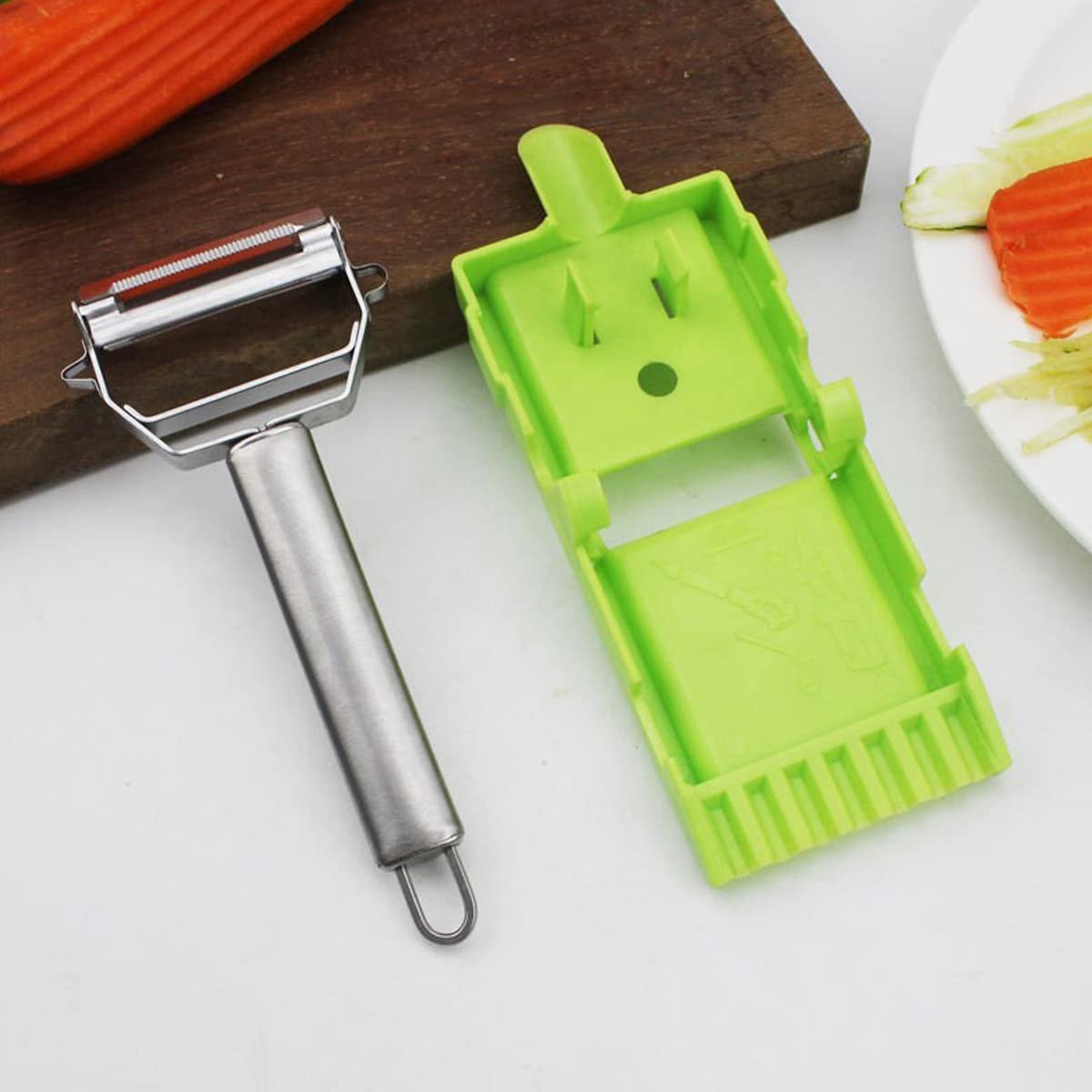 Multifunctional matching stainless steel peeler scraping knife melon planer combination