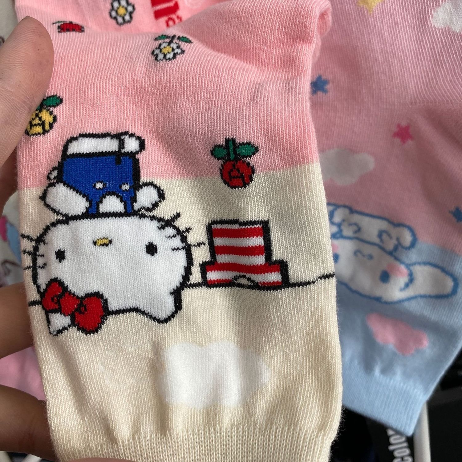 RuunJo Kawaii Socks Anime kulomi meilodi Long Y2K Tube Socks Harajuku Keep Warm Casual Socks for Girl Gift Accessories wholesale
