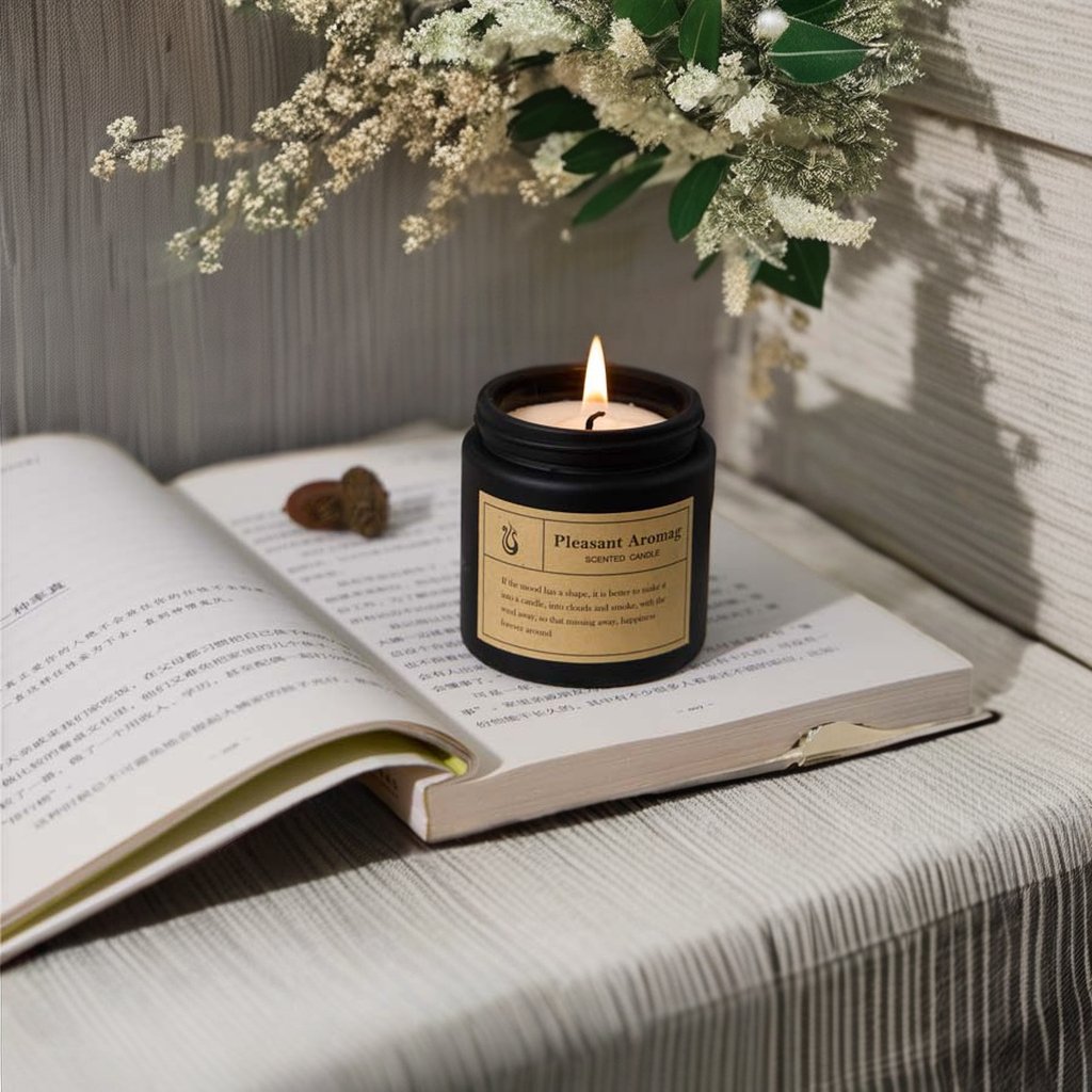 Smokeless Handmade Plant Essential Oil Candles Home Office Gym Yoga Decoration Wedding Party Romantic Aromatherapy Candles