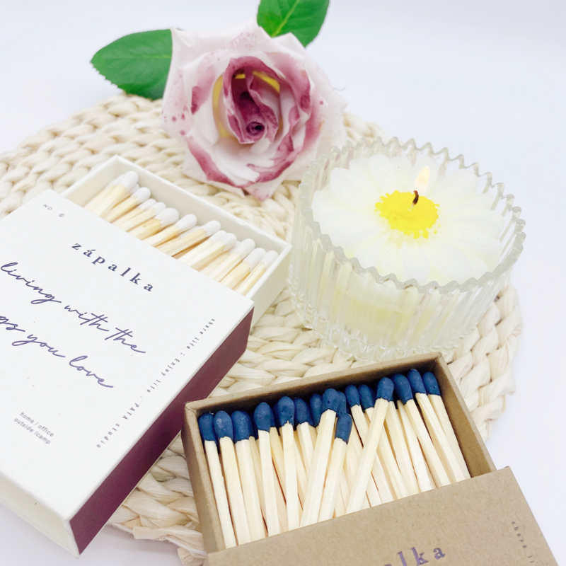 Wholesale Price with Luxury Box Long Wooden Stick Matches with Custom Match Box for Candle Cigar Matchbox sur mesure matchbox