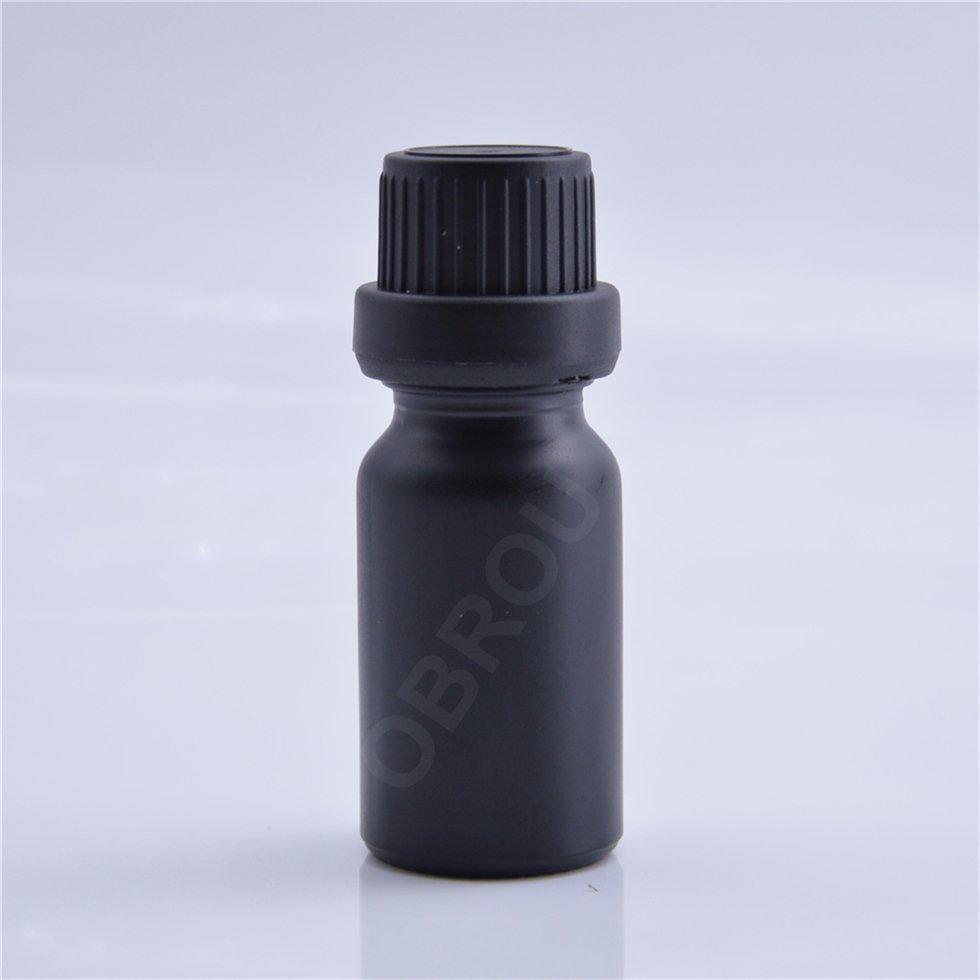 Matte black Essential Oil Dropper Bottle 10ml 15ml 20ml 30ml 50ml 100ml euro massage oil dropper bottles