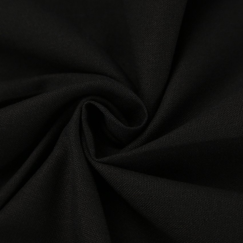 Chic Summer Office Leisure Black Cotton Linen Co Ords Elegant Sleeveless Vests Palazzo Pants Women Matching Sets