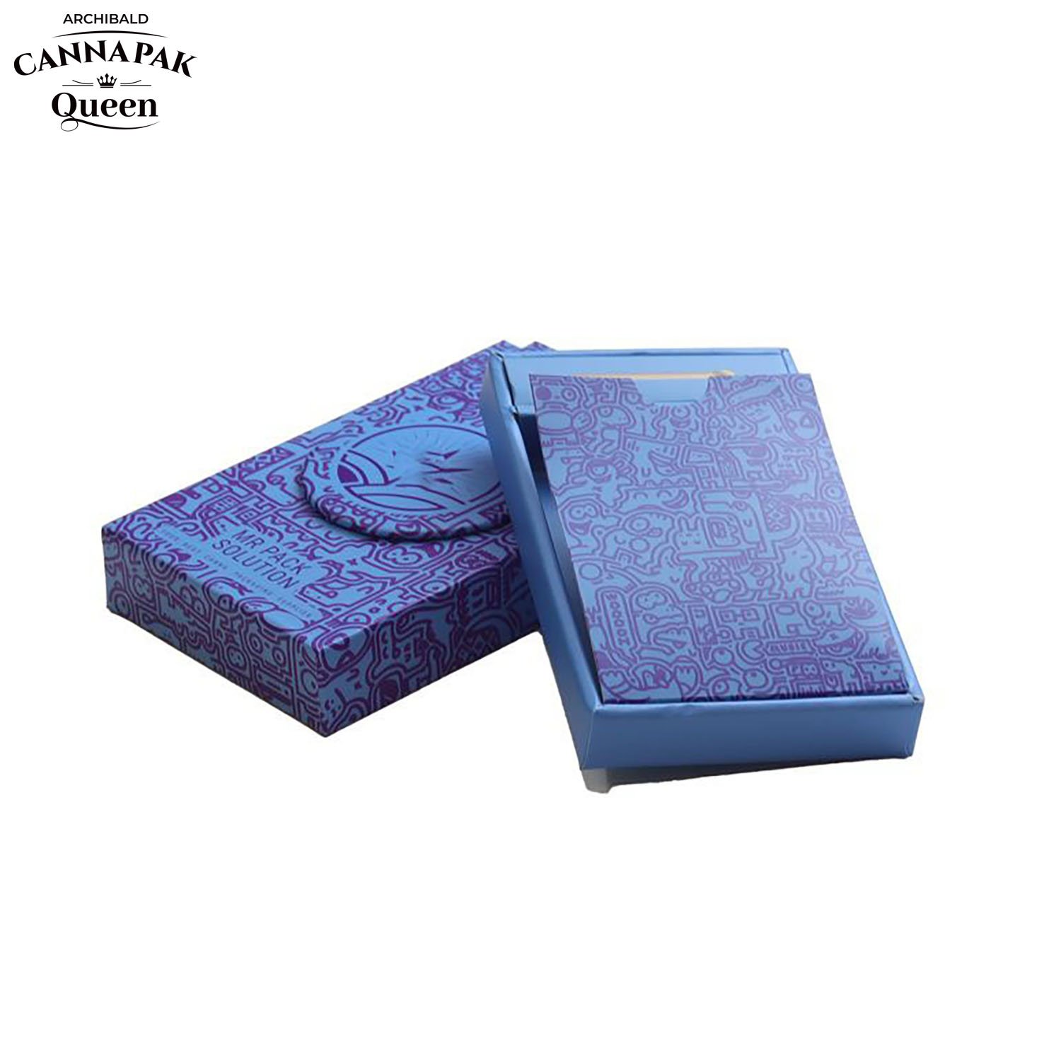 Archibald China Exported Good Quality Manufacturer Tobacco Child Resistant Slide Out Cassette Tape Pre Roll Pack Box With Match
