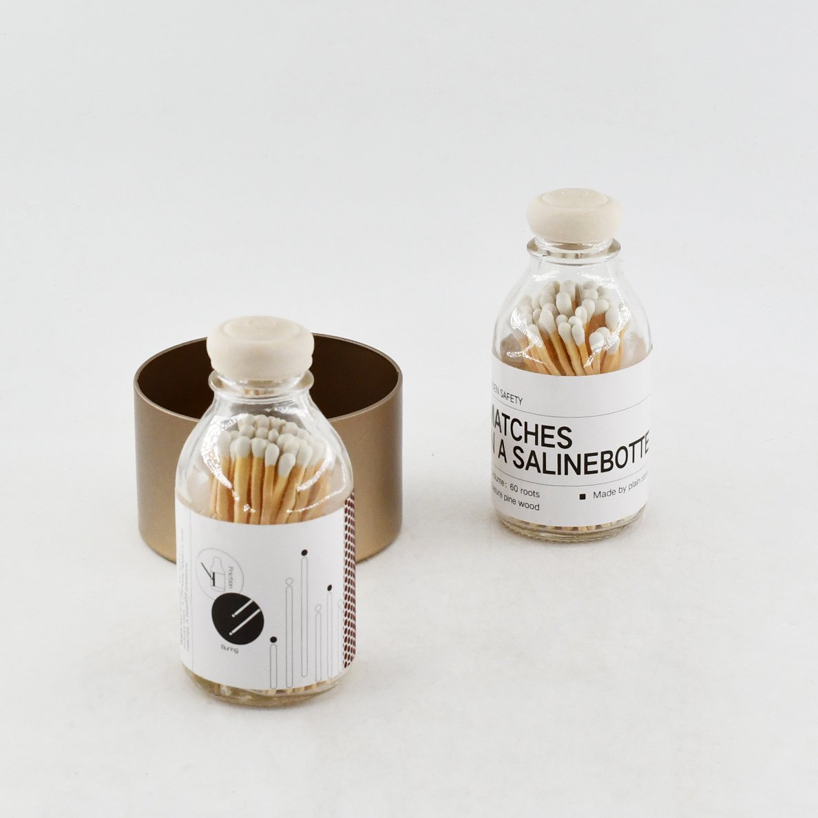 Wholesale Christmas Colorful Matches In Glass Jar Personalized With Customizable Logo