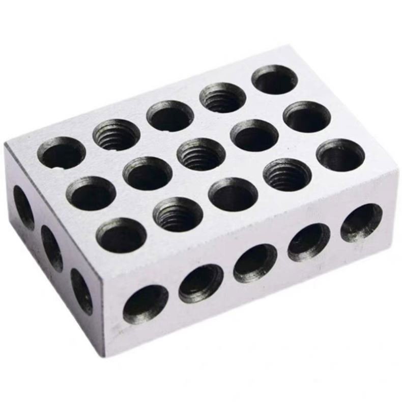 TEBAK Machine Tools 1 Pair Ultra Precision 2-4-6 Blocks 23 Holes Matched 0.0002" Machinist 246 block set