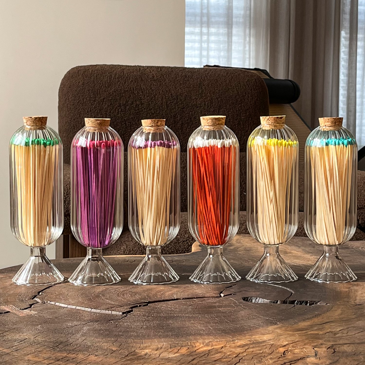 Wholesale Match Decorative Custom Logo Inverted Bottle match holder with sticker