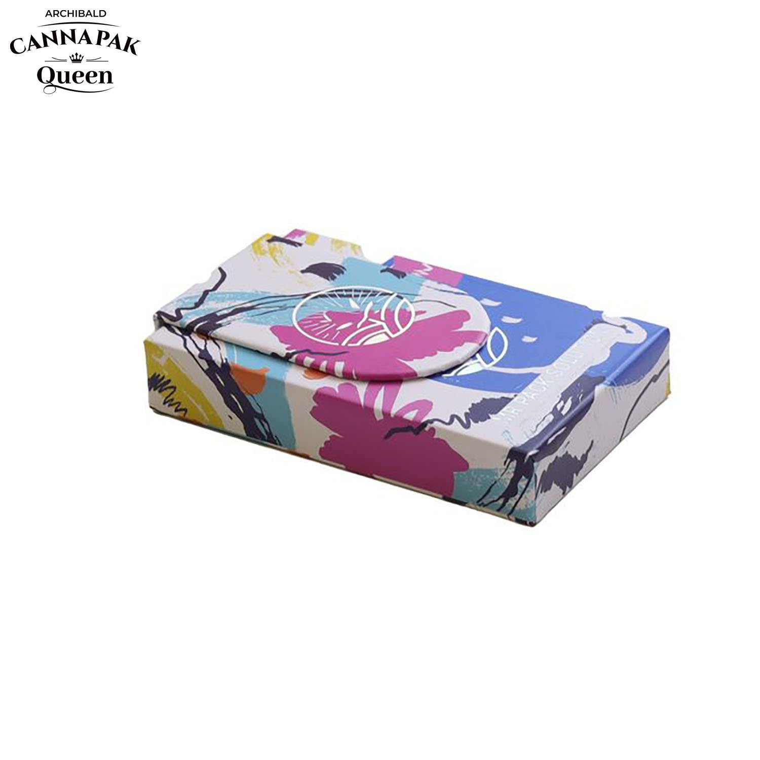 Archibald Good Quality Manufacturer Tobacco Box Child Resistant Slide Out Cassette Tape Pre Roll Paper Box With Match