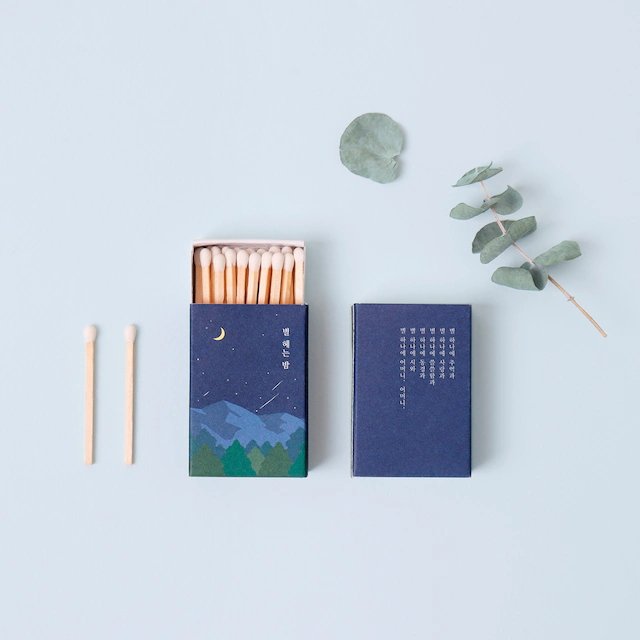 Factory wholesale customized match box long wooden stick matches