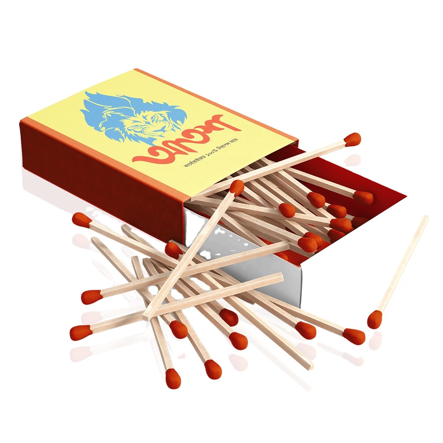 Custom Logo Small Size Safety Candle Fancy Empty Slide Match Box