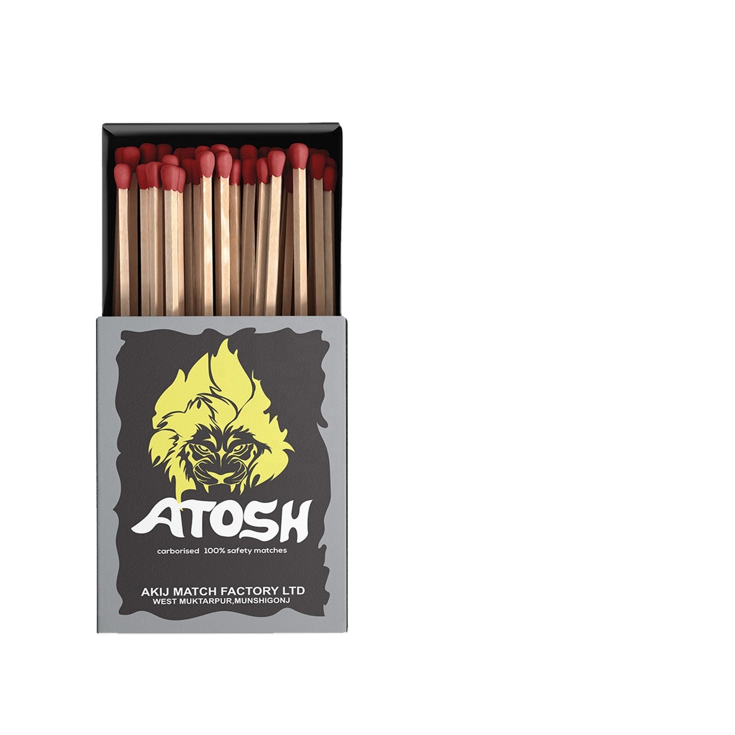 Custom Logo Small Size Safety Candle Fancy Empty Slide Match Box