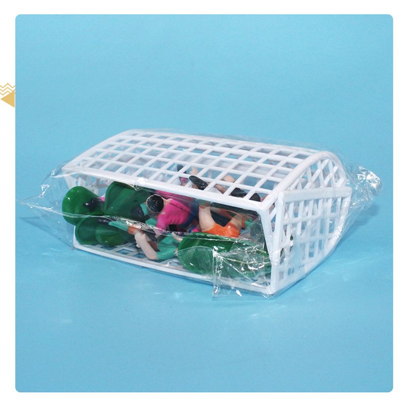 hot selling plastic Soccer field football player cake decoration soccer match soccer goal for boy birthday cake