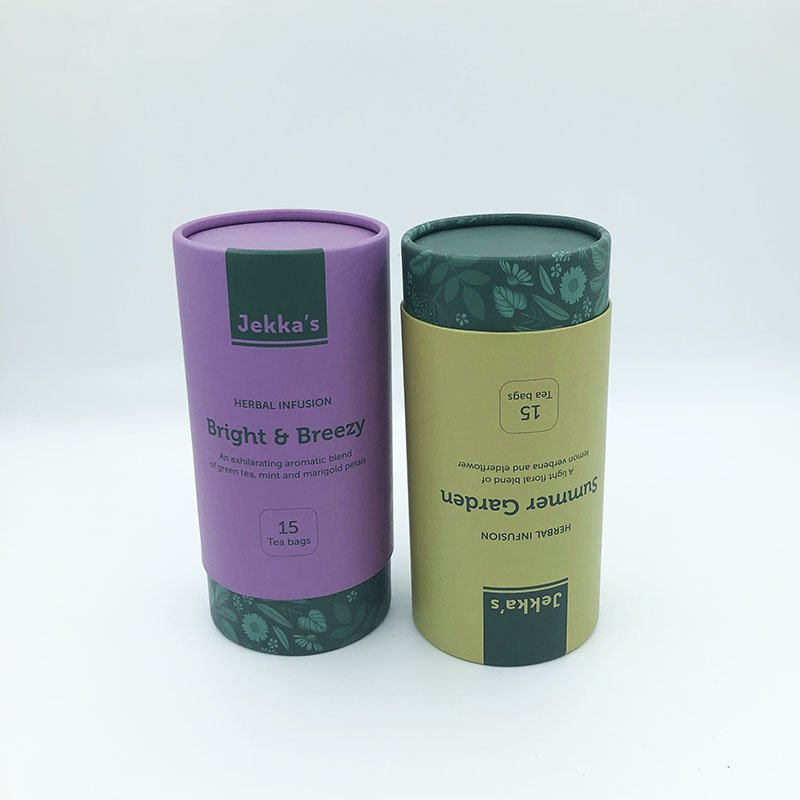 Printing round tea tube cylinder tube paper box roll cardboard paper round cylinder match paper tube
