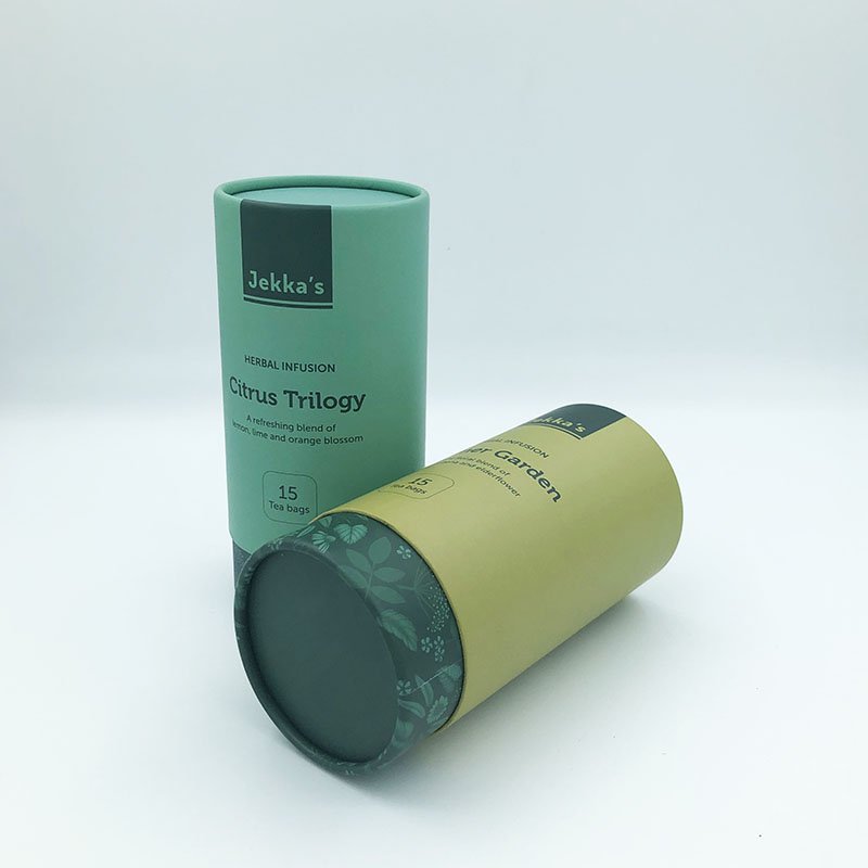 Printing round tea tube cylinder tube paper box roll cardboard paper round cylinder match paper tube